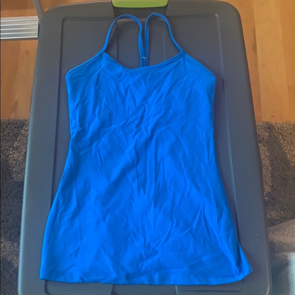 Blue Power Y Lululemon Tank